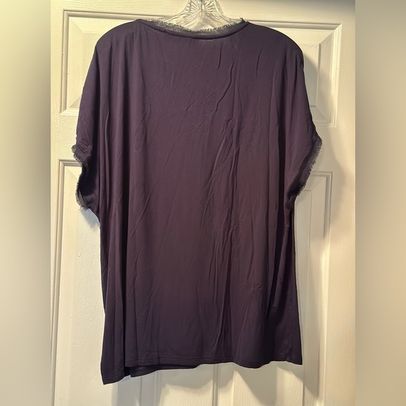 Jason Wu x ELOQUII Chiffon Detail Tee - Picture 2 of 2